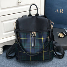 Load image into Gallery viewer, High Quality Plaid Backpack School Bags For Teenagers Girls