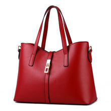 Load image into Gallery viewer, Women Leather Handbag Shoulder Purse Tote Female Bag