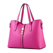 Load image into Gallery viewer, Women Leather Handbag Shoulder Purse Tote Female Bag