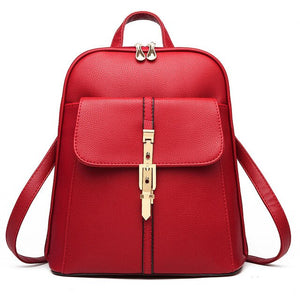 Women Backpack Sweet Ladies Candy Color