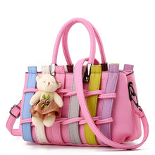 Load image into Gallery viewer, New Fashion PU Leather Weave Handbags for Women