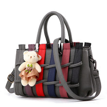 Load image into Gallery viewer, New Fashion PU Leather Weave Handbags for Women
