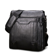 Load image into Gallery viewer, Men's Leather Briefcase PU Material 15inch Men's Shoulder Bag For Men