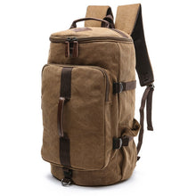 Load image into Gallery viewer, Canvas Large capacity Men Travel Backpack Vintage