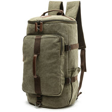 Load image into Gallery viewer, Canvas Large capacity Men Travel Backpack Vintage
