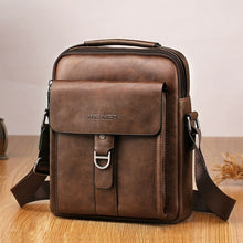 Load image into Gallery viewer, PU leather shoulder bag for men
