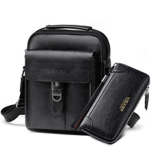 Load image into Gallery viewer, PU leather shoulder bag for men
