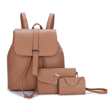 Load image into Gallery viewer, 3Pcs/Set Women Elegant Backpacks Female