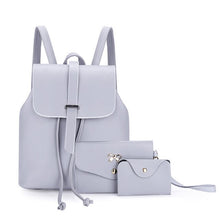 Load image into Gallery viewer, 3Pcs/Set Women Elegant Backpacks Female