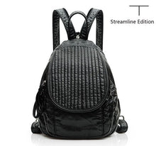 Load image into Gallery viewer, BERAGHINI 2018 PU Leather Women Backpack Student Rivet Daypack School Bags for Teenagers High Quality Travel Women Back Bag