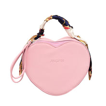 Load image into Gallery viewer, BERAGHINI Heart Shape Bags for Girls PU Leather Solid Color Crossbody Bag Fashion Woman Individuality Scarves Hangbags Ladies