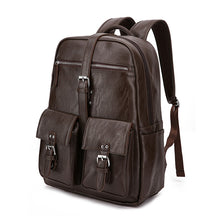 Load image into Gallery viewer, Fashion Men leather backpack
