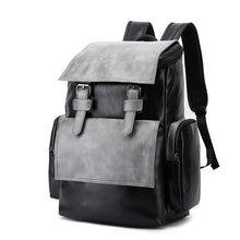 Load image into Gallery viewer, Waterproof travel men leather backpack